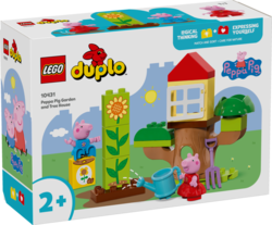 LEGO® DUPLO® 10431 Prasátko Peppa – zahrada a dům na stromě
