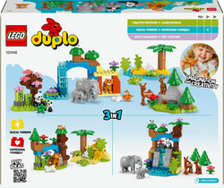 LEGO® DUPLO® 10446 Rodinky divokých zvířat 3 v 1
