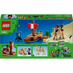 LEGO® Minecraft® 21259 Plavba na pirátské lodi
