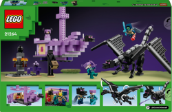 LEGO® Minecraft® 21264 Drak z Enderu a loď z Endu
