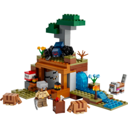 LEGO® Minecraft® 21269 Výprava do dolu a pásovec
