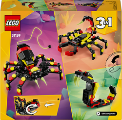 LEGO® Creator 3v1 31159 Divoká zvířata: Překvapivý pavouk
