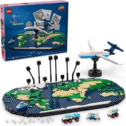 LEGO® 41838 Vzpomínky z cest, Stavebnice mapy světa