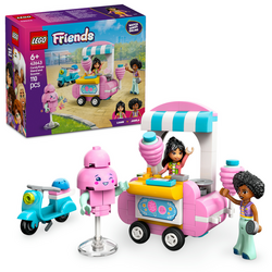 LLEGO® Friends 42643 Stánek s cukrovou vatou a skútr
