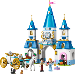 LEGO® | Disney 43275 Popelčin zámek a kočár s koňmi
