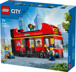 LEGO® City 60407 Červený dvoupodlažní vyhlídkový autobus
