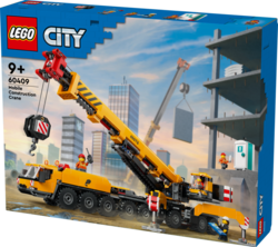 LEGO® City 60409 Žlutý pojízdný stavební jeřáb