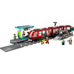 LEGO® City 60423 Tramvaj a zastávka v centru města
