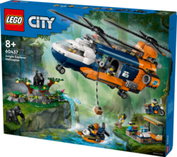 LEGO® City 60437 Helikoptéra na průzkum džungle v základním táboře
