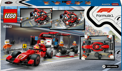 LEGO® City 60443 Zastávka v boxech F1® a personál s vozem Ferrari