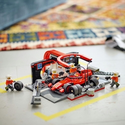 LEGO® City 60443 Zastávka v boxech F1® a personál s vozem Ferrari