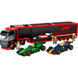 LEGO® City 60445 Kamion F1® s vozy F1® RB20 a AMR24