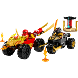 LEGO® NINJAGO® 71789 Kai a Ras v duelu auta s motorkou
