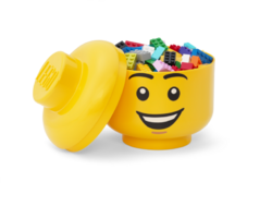 LEGO® úložná hlava (velikost S) - šťastný chlapec 
