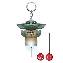 LEGO® Star Wars™ Baby Yoda  - svítící klíčenka