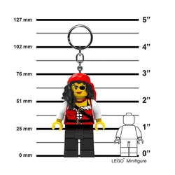 LEGO® Iconic Pirátská princezna - svítící klíčenka